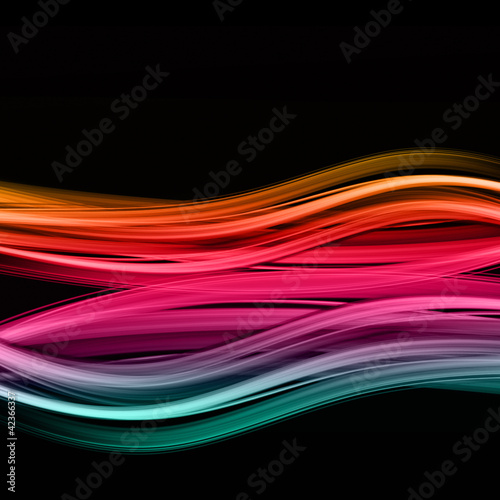 Abstract colorful wave background design with space for your text