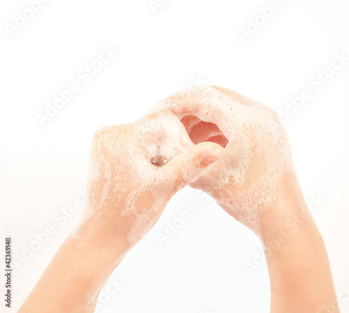 child hand wash