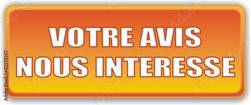 bouton votre avis nous interesse