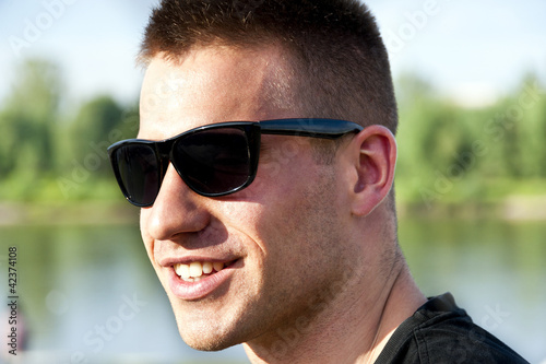man with sunglasses