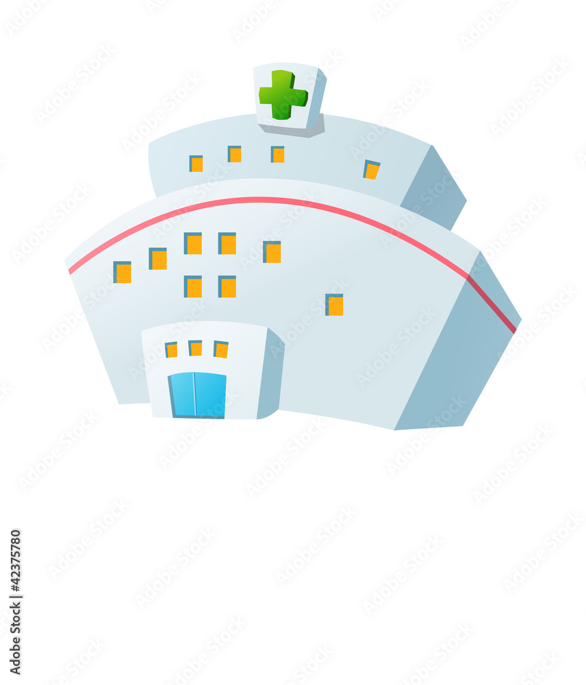 Obraz premium Vector icon hospital