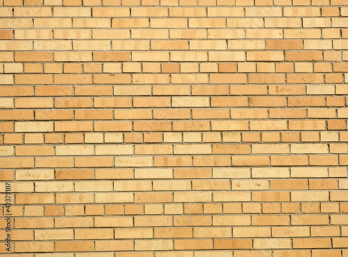 The texture of yellow brick