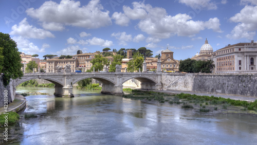 Roma, ponte Vittorio, veduta parziale photo