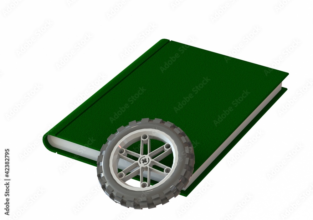 Naklejka premium Automotive help book