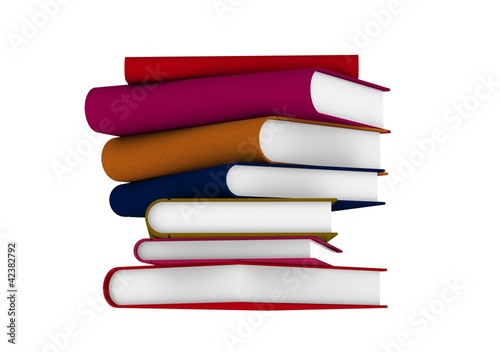 Wallpaper Mural Stack of books Torontodigital.ca