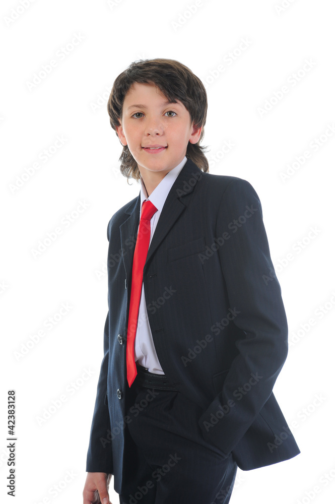 portrait of a boy businessman in a business suit portrait of a boy businessman in a business suit
