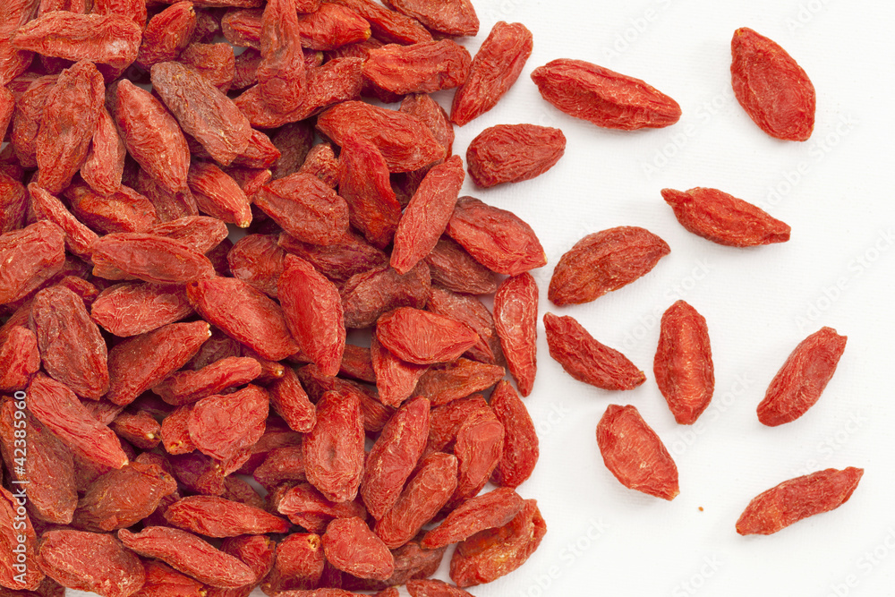 Tibetan goji berry background Tibetan goji berry background