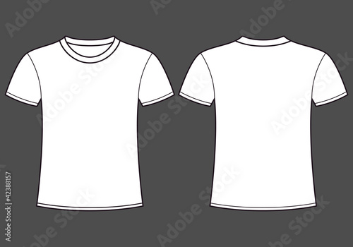 Blank t-shirt template