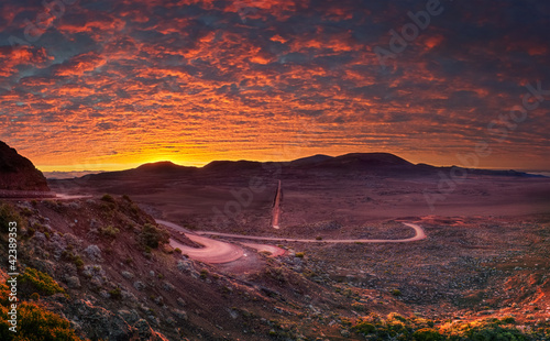 Aube sur la Plaine des Sables - La Réunion