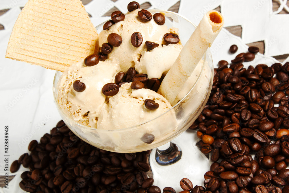 Fototapeta premium Gelato al caffè