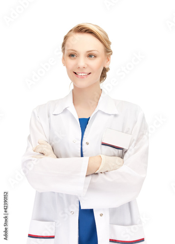 attractive female doctor