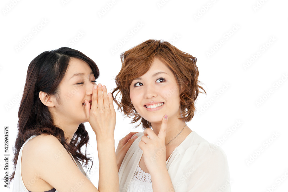 Beautiful young women. Portrait of asian.