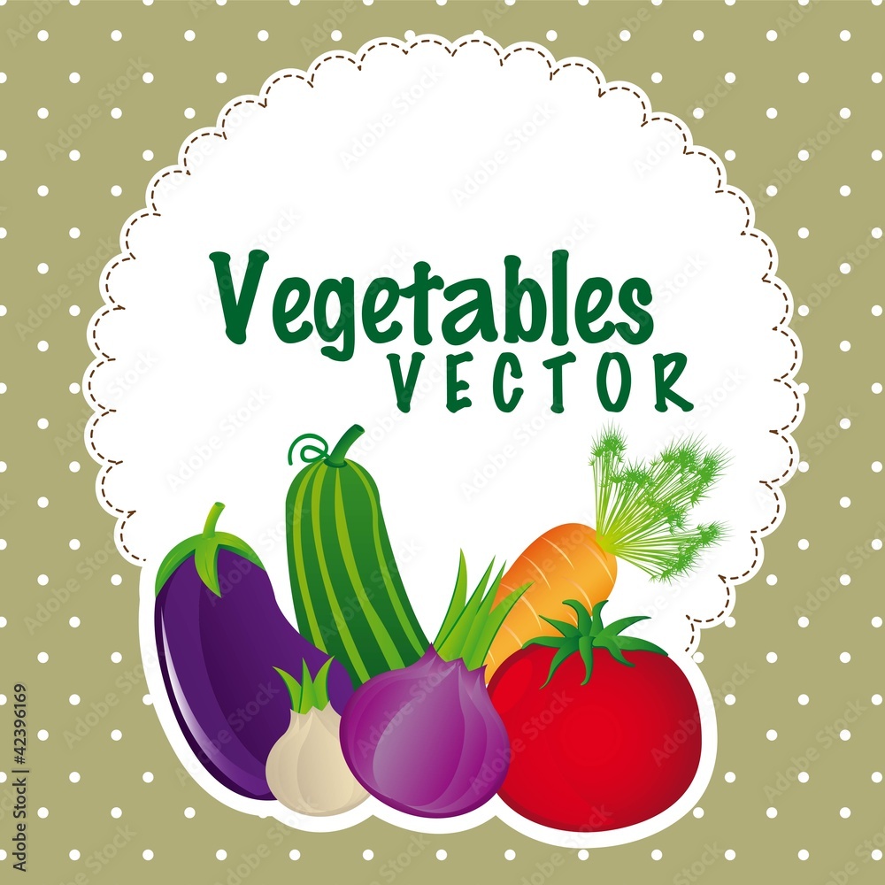 Plakat vegetables