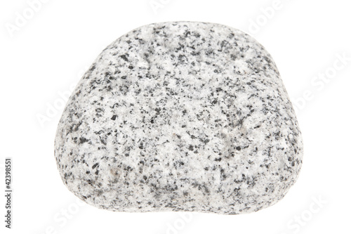 stone on white