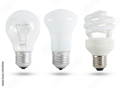 Three light bulb