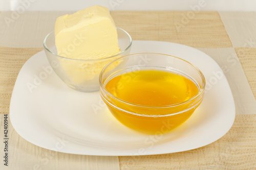 whole butter and ghee