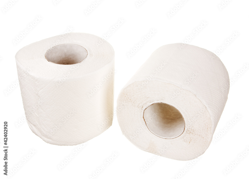 Two rolls of toilet paper Two rolls of toilet paper