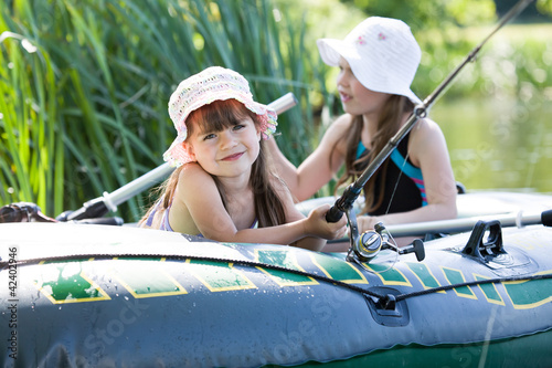 fishing girls