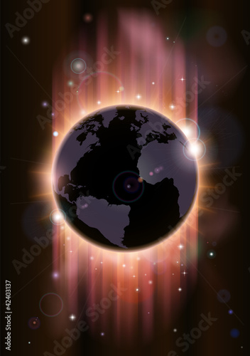 Futuristic globe concept il...
