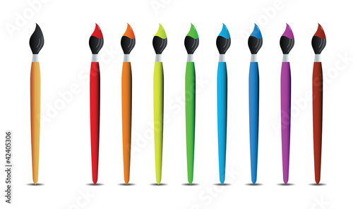 Paint brushes set
