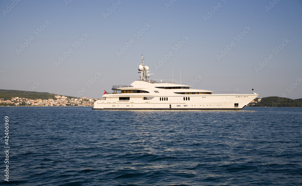 yacht on the mediterranean sea - Croatia