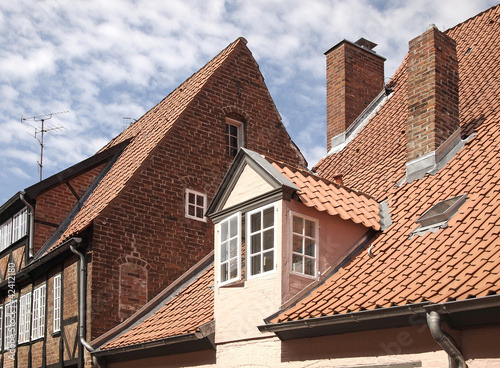 Dachlandschaft in Lübeck