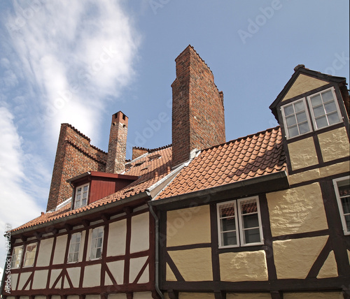 Fototapeta Naklejka Na Ścianę i Meble -  Halbturm Aegidienviertel Lübeck