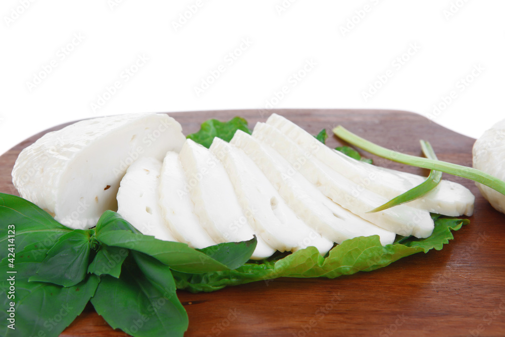 mediterranean cuisine : raw soft feta mediterranean cuisine : raw soft feta