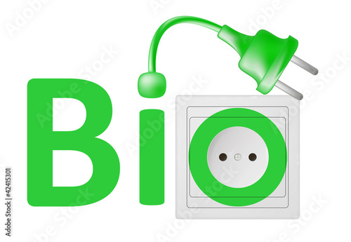 ecological concept, symbolizing bio energy