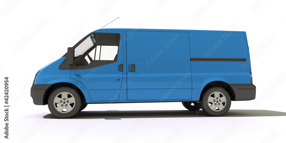 blue van ready for branding blue van ready for branding