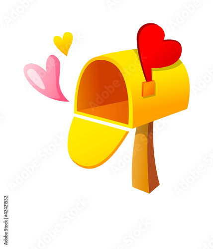Vector icon letterbox