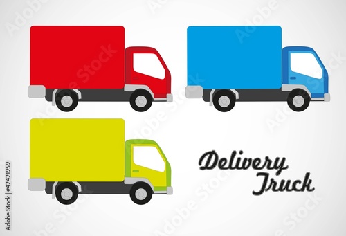 Vector illustration of truck
