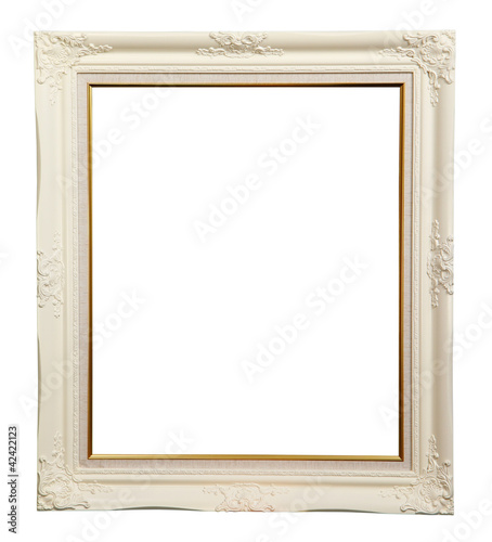 White photo frame