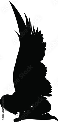 Angel silhouette