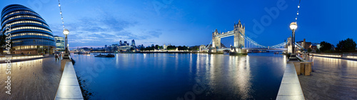 Tower Bridge night Panorama © Peggy Stein