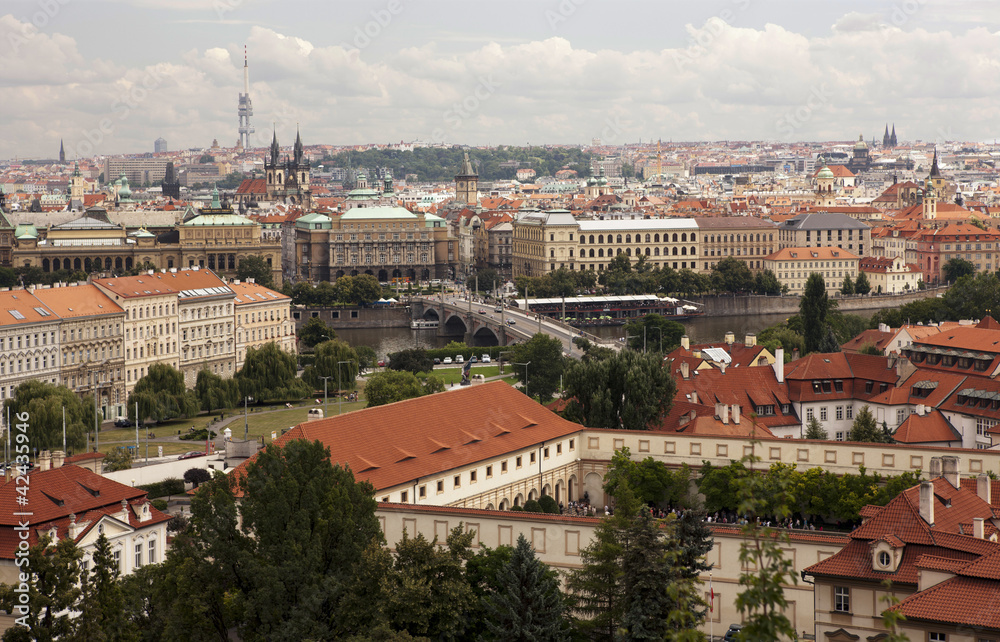 Obraz premium Prague Town From Castle