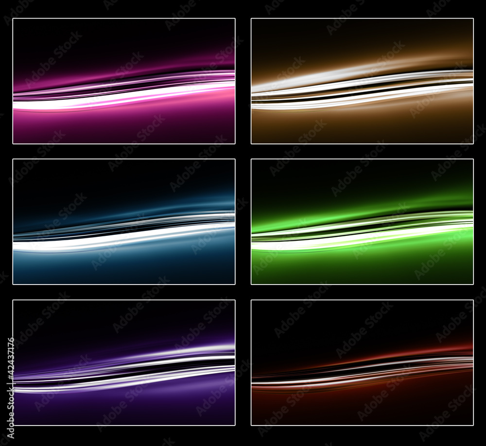 Fototapeta premium Lichtwellen 