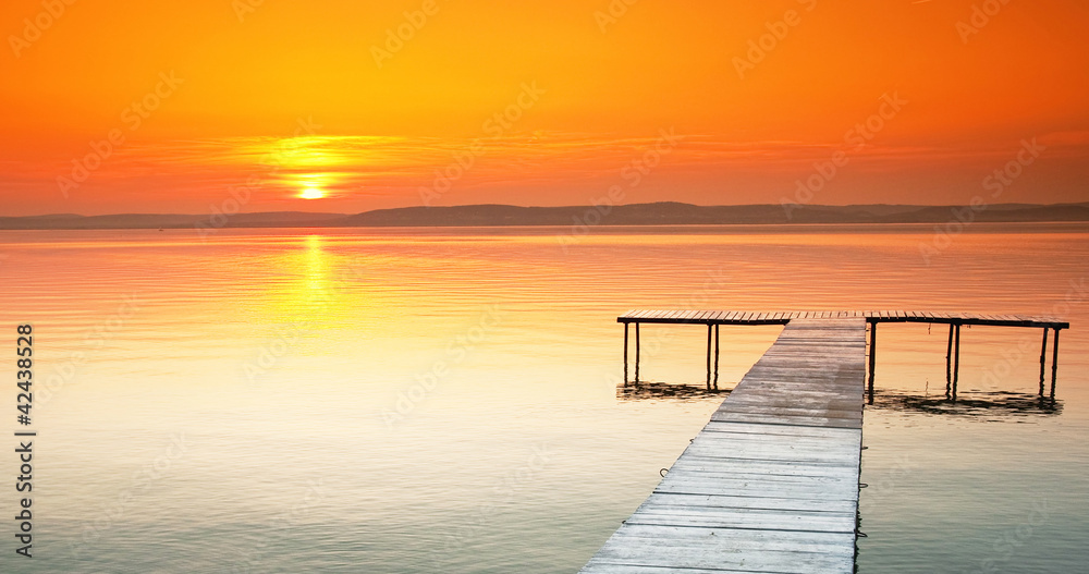 Obraz premium Lake Balaton at summer