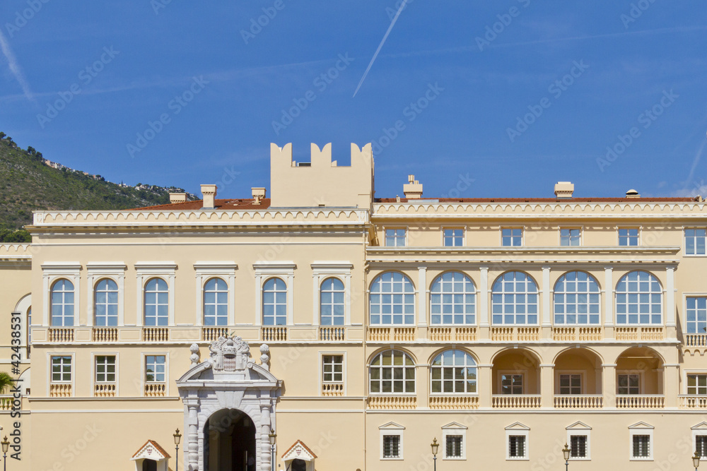 Prince's Palace is official residence of Prince of Monaco.