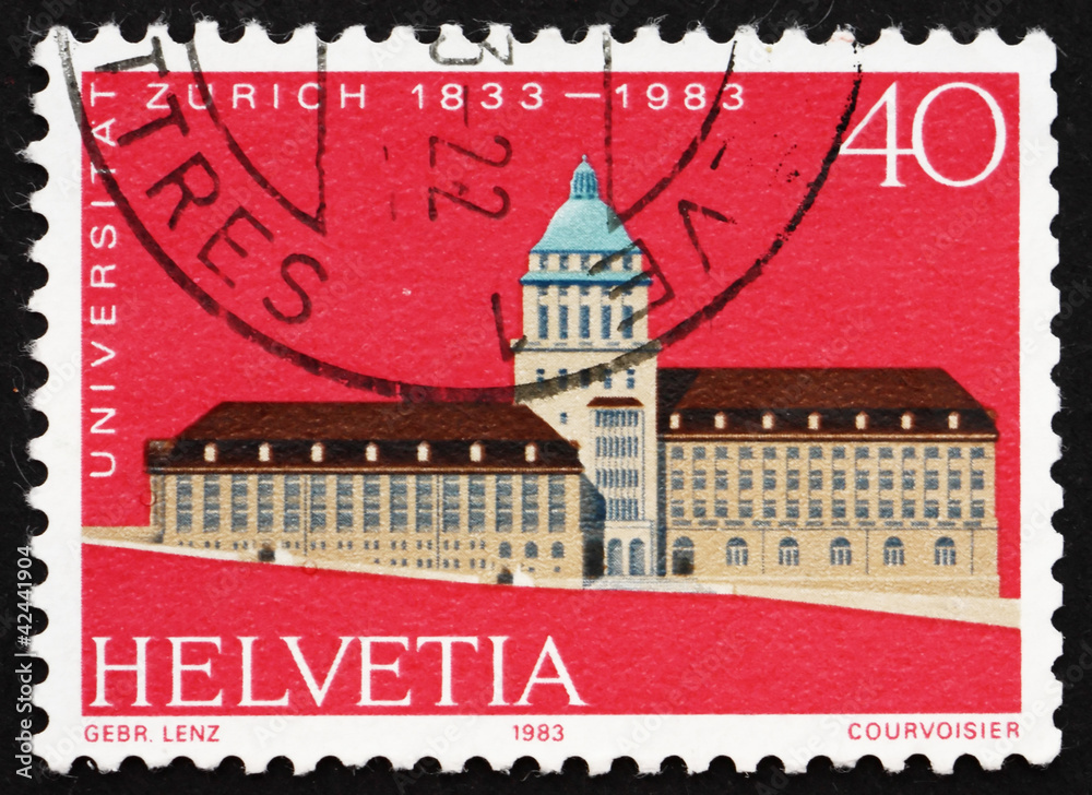 Postage stamp Switzerland 1983 Zurich University