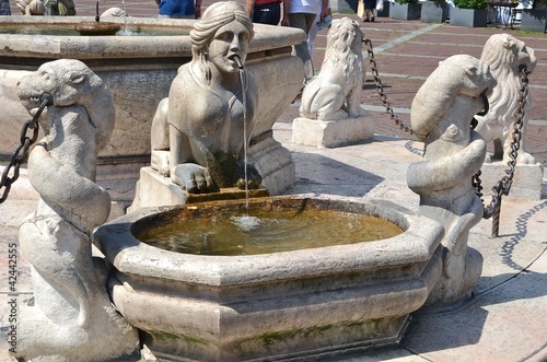 bergamo - fontana del contarini photo