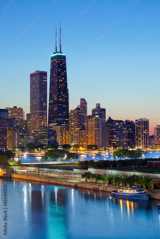 Obraz premium Chicago Skyline.