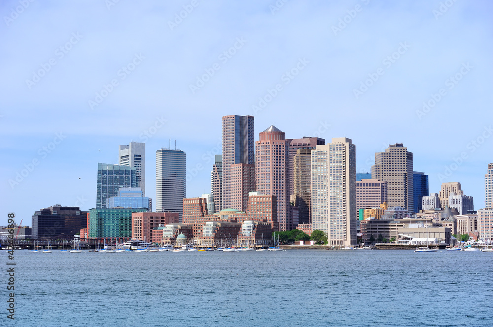 Boston architecture at waterfront