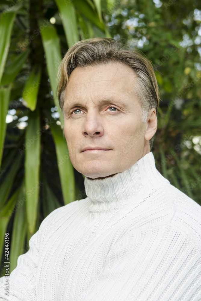 handsome mature blond man in his forties handsome mature blond man in his forties