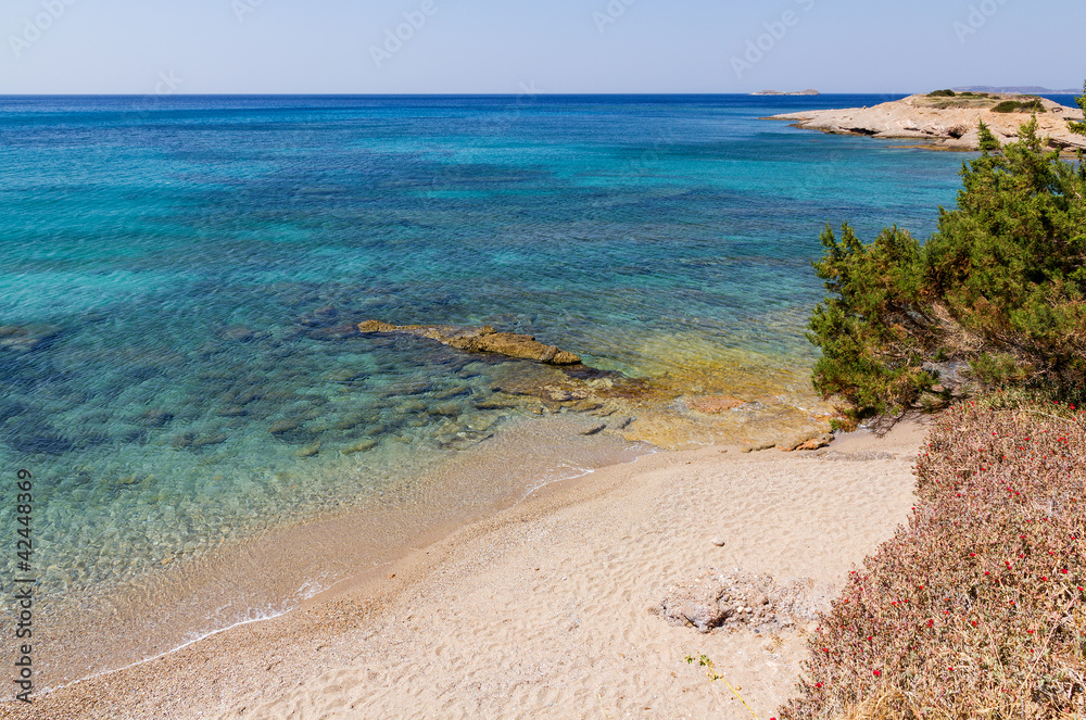 Beautiful beach in Attica, Greece Beautiful beach in Attica, Greece