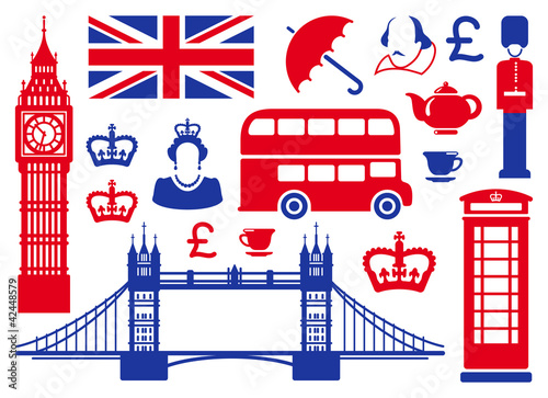 Icons on a theme of England