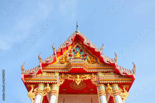 Thai temple roof top