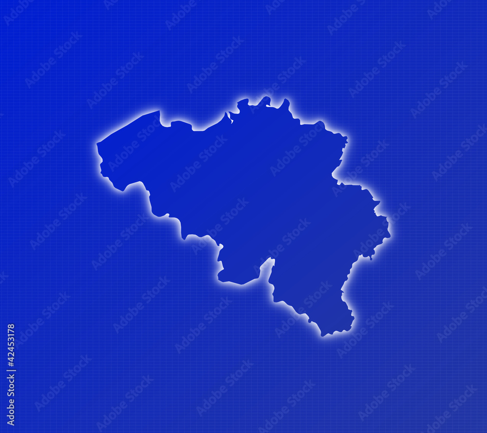 Map of Belgium Map of Belgium