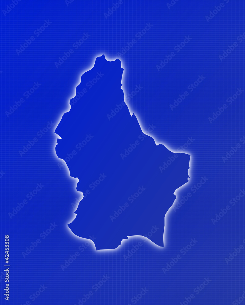 Map of Luxembourg