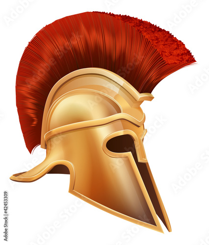Ancient Greek Warrior Helmet